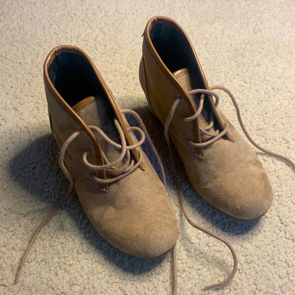 Tan Mad Love booties